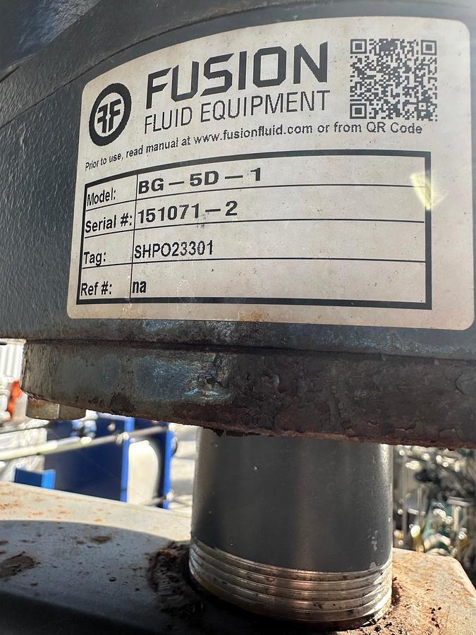 Used Fusion Fluid Equipment Liquid Filler