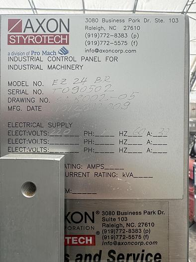 Used Axon Model EZ-24-BR Shrink Tunnel