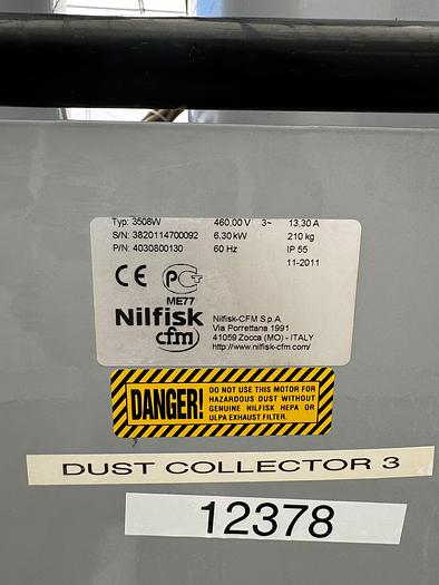 Used Nilfisk 3508W Dust Collector