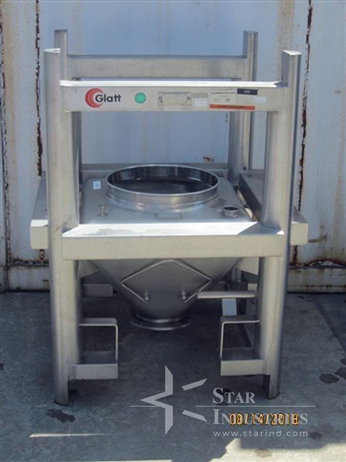 Used Glatt 78 liter Tote, no valve or cover