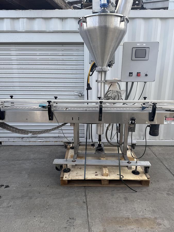 Used Image Filler with Conveyor