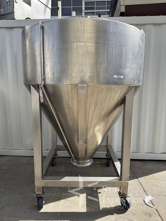 Used Bohle Tote, Stainless Steel
