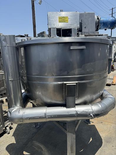 Used 300 Gallon Lee Single-motion Swept Jacketed Kettle