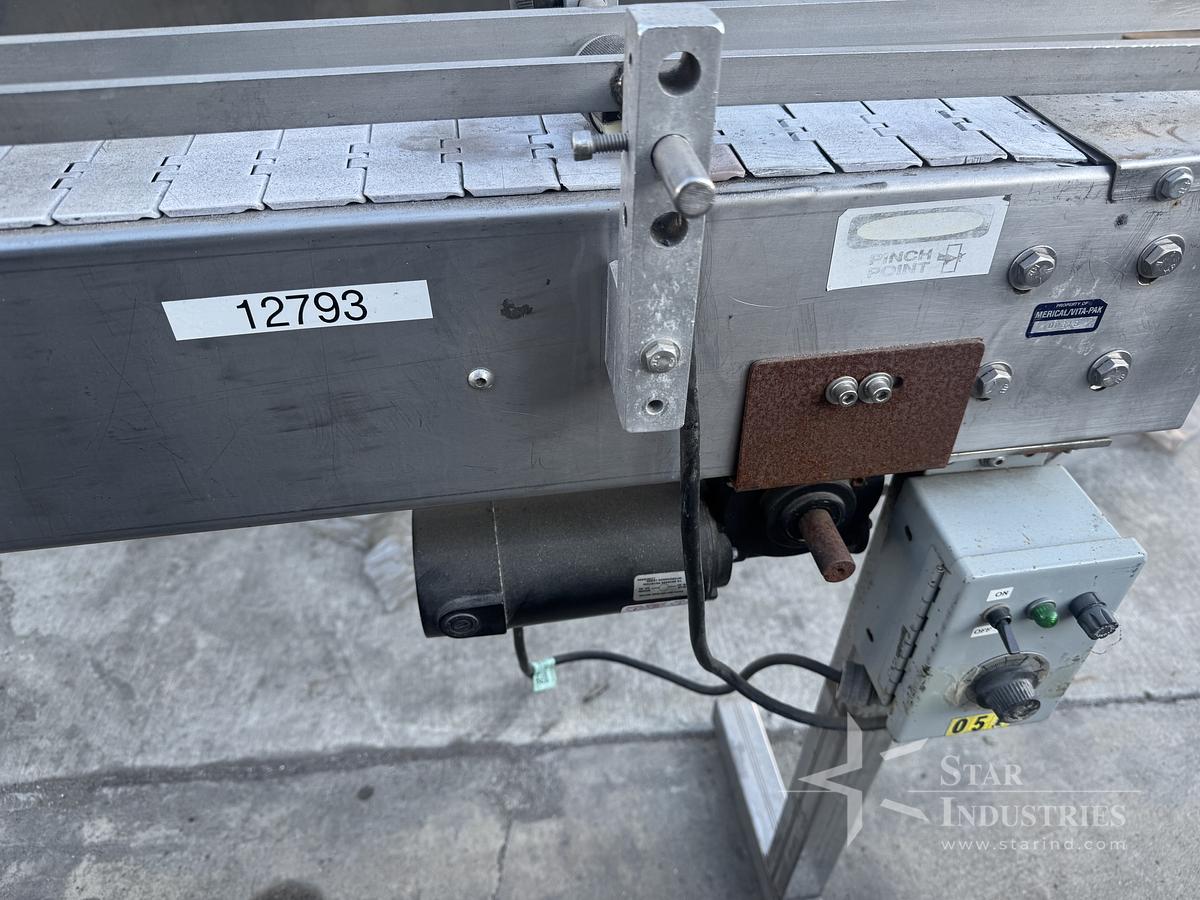Used Conveyor 4 1/2''w x 120''L