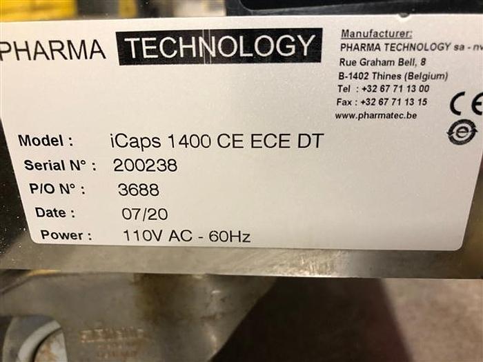 Used Pharma Technologies Vertical 5 Model iCaps 1400 CE ECE DT Capsule Polisher w/ Metal Check