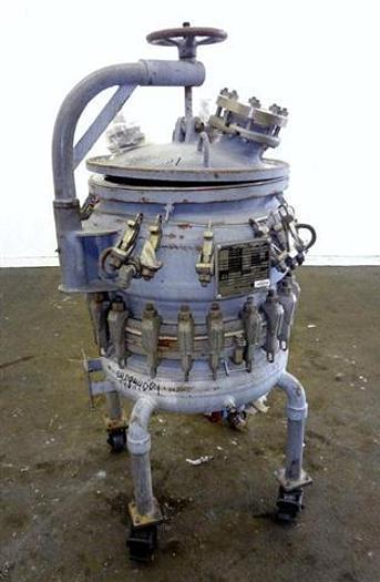 Used 2.8 sq meter Dedietrich glass lined Nutsche Filter