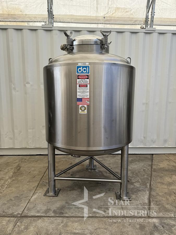 Used 1,000 Liter DCI Tank 316L