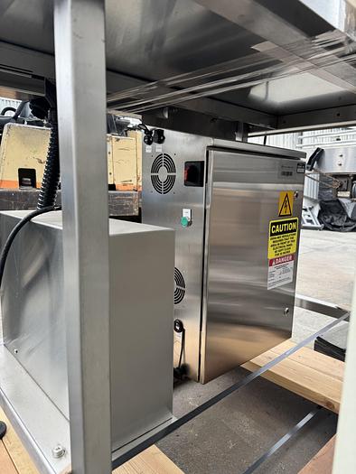 Used Stainless Steel Table with Monitor