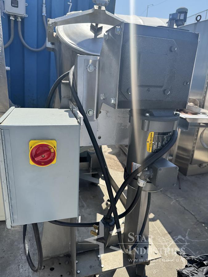 Used 2 c.f. S.S. Patterson-Kelley V-blender/Twin Shell Mixer