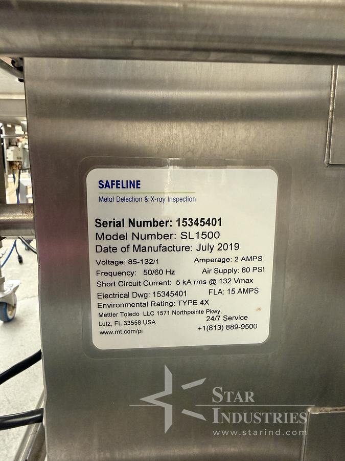 Used Safeline Metal Detector-XRay Machine