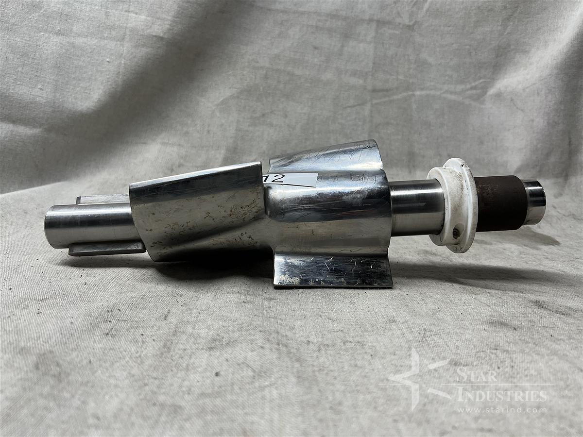 Used Stainless Steel Mixing Shaft for a Powder Grinder