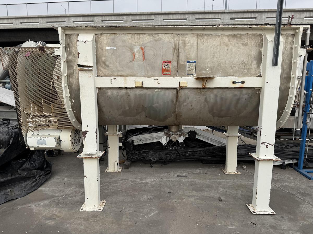 Used Ribbon Blender, approx. 65 cu. ft. S.S. 