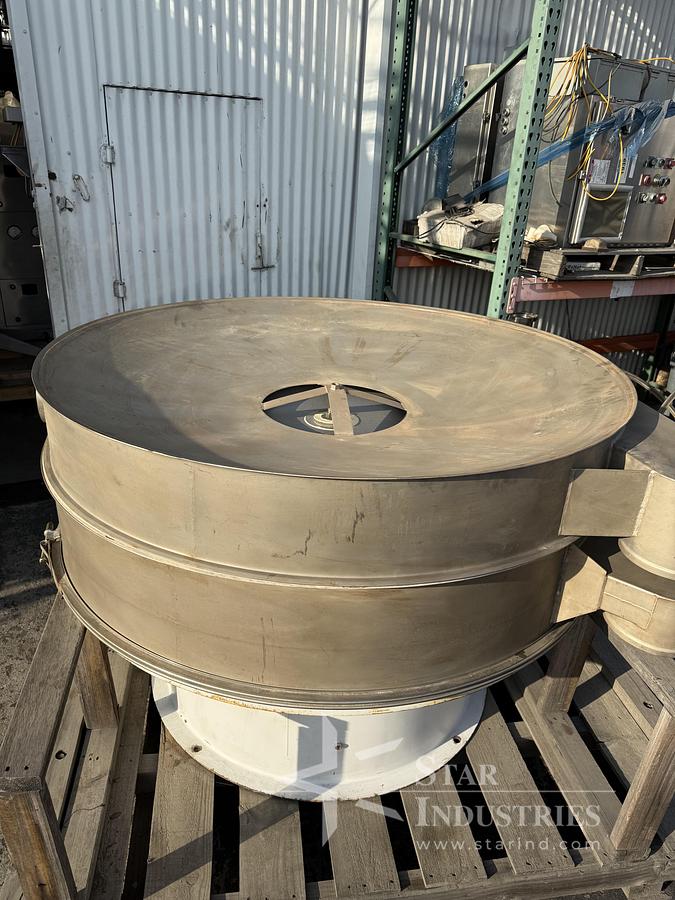 Used Sweco 60" Separator, 3-deck,2 Seperations, carbon steel