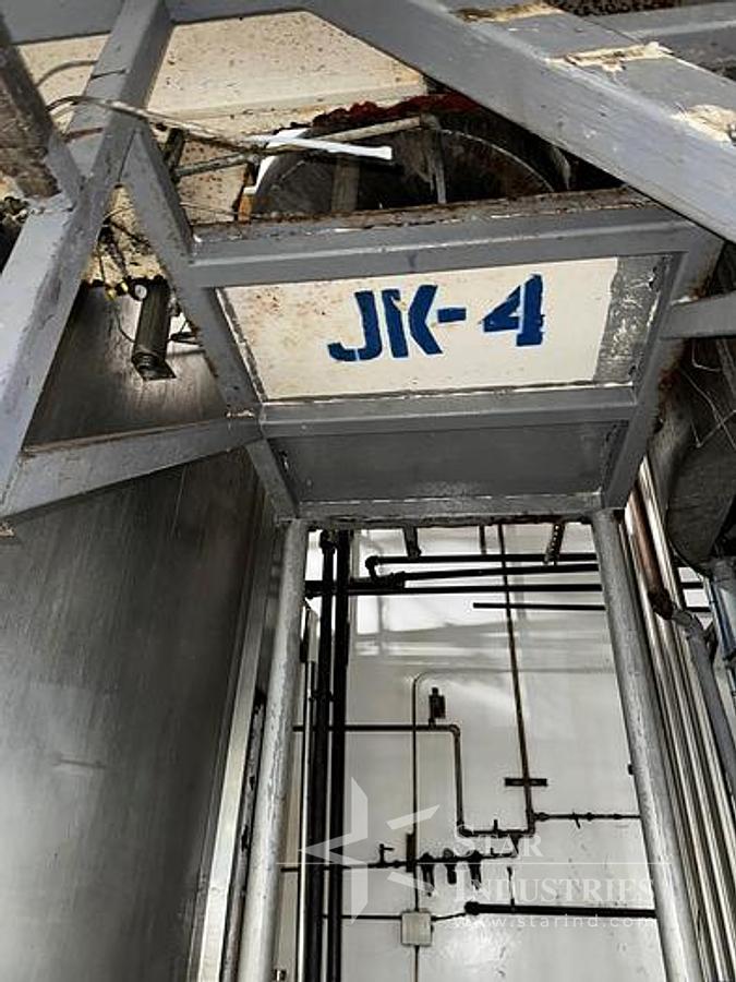 Used Tank, 170 Gallon, 316 Stainless Steel, Jacketed, Agitated