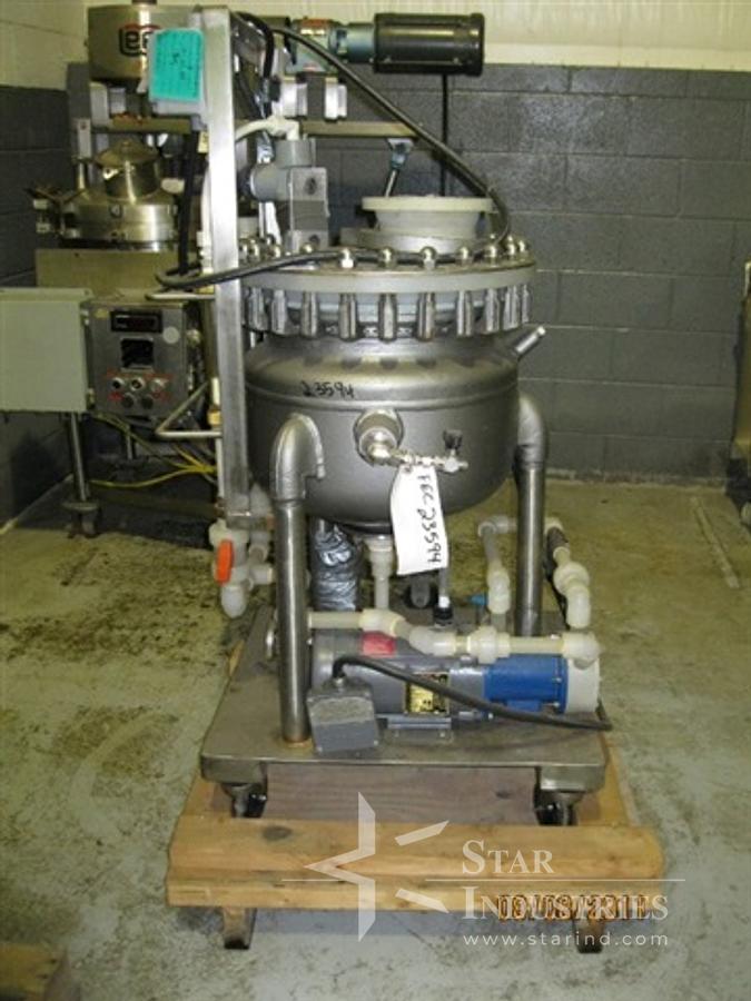 Used PFAUDLER 5 GAL. REACTOR