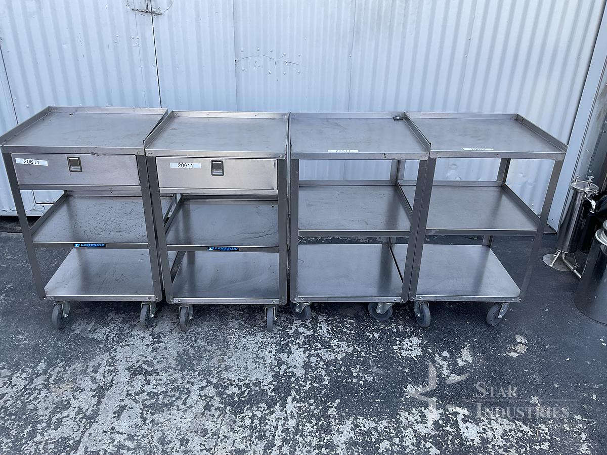 Used Lakeside SS Shelf Cart