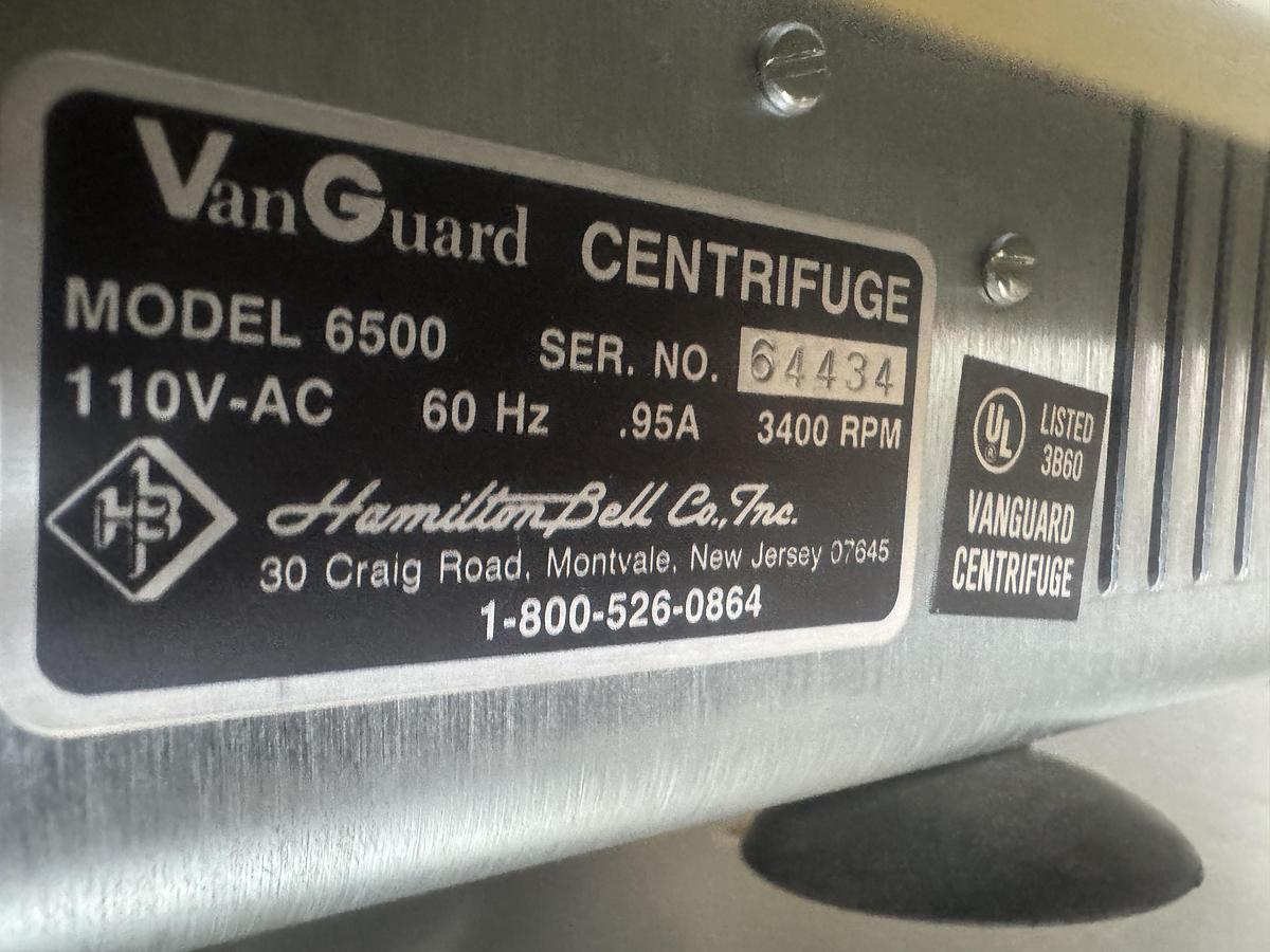 Used SmithKline Beecham Vanguard V6500