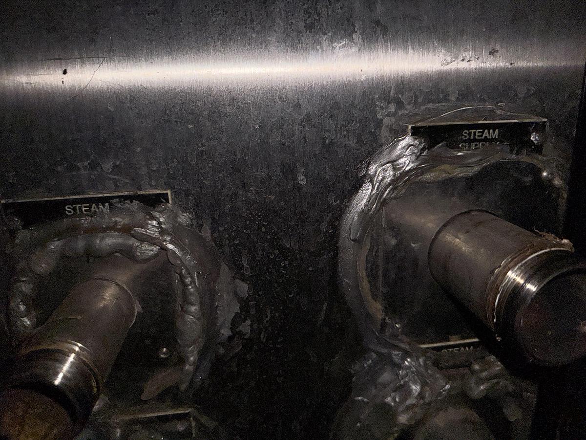 Used Thomas Compulab Coating Pan w/ 36", 24" & 12" Pans