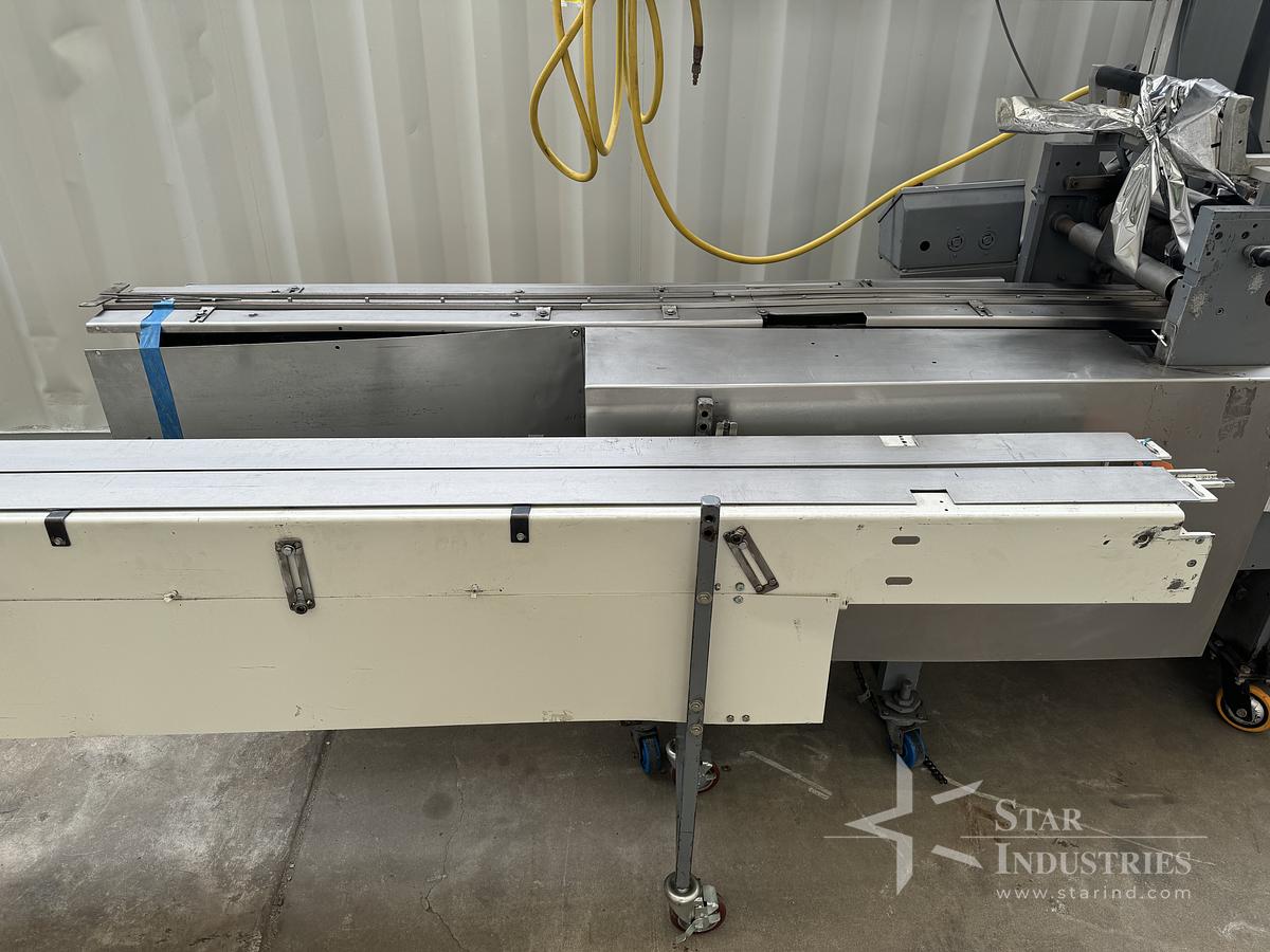 Used FMC Model WA-520 Flow-Wrapper w/ Conveyor