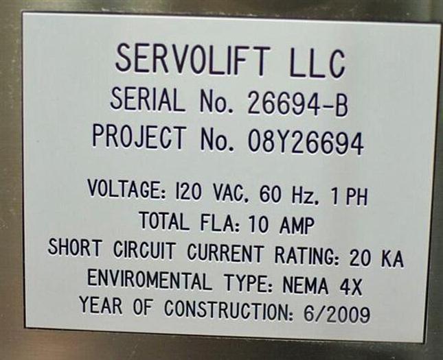 Used Servolift S.S. Desktop Bin Blender