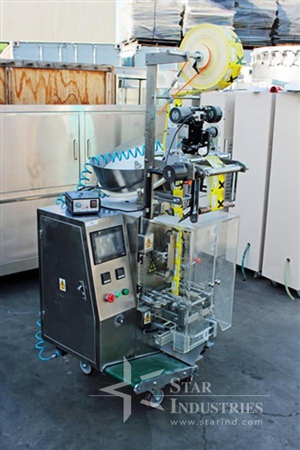 Used Vertical Labeler w/ Date Coder, Automatic Packing Machines Model DCP-240