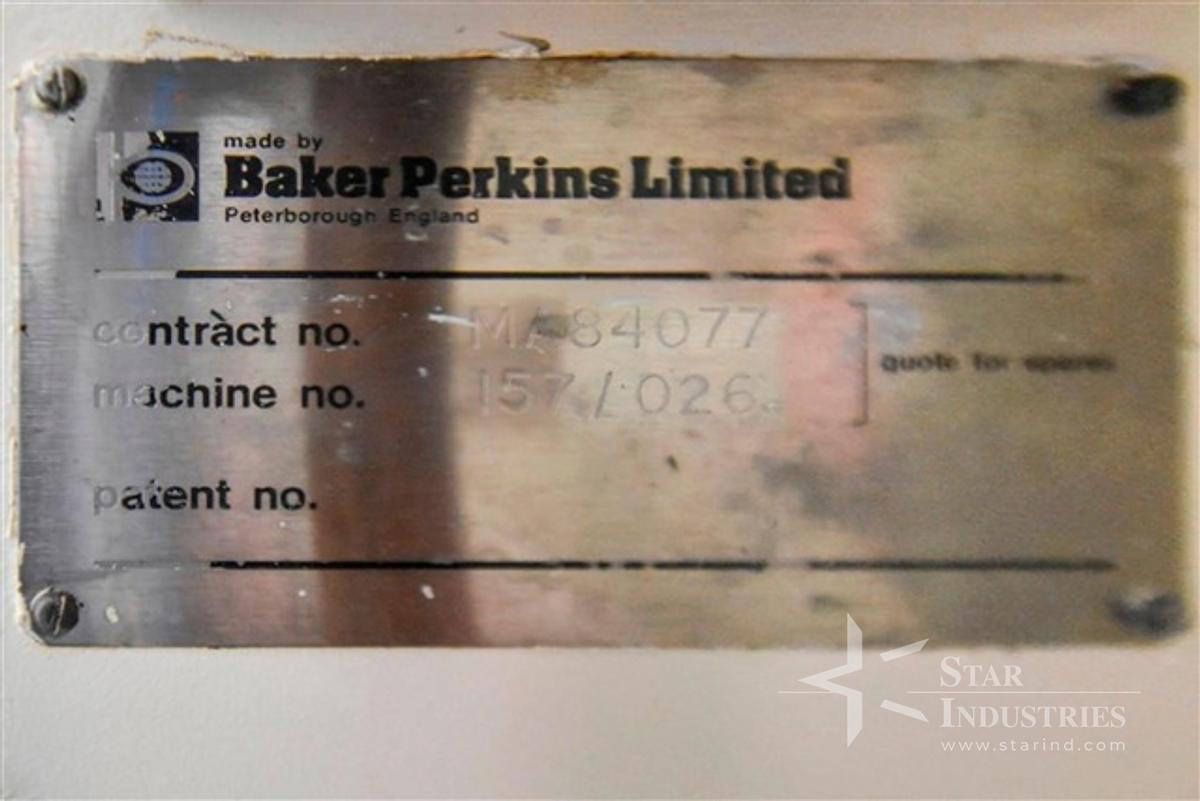 Used Baker Perkins Servoform