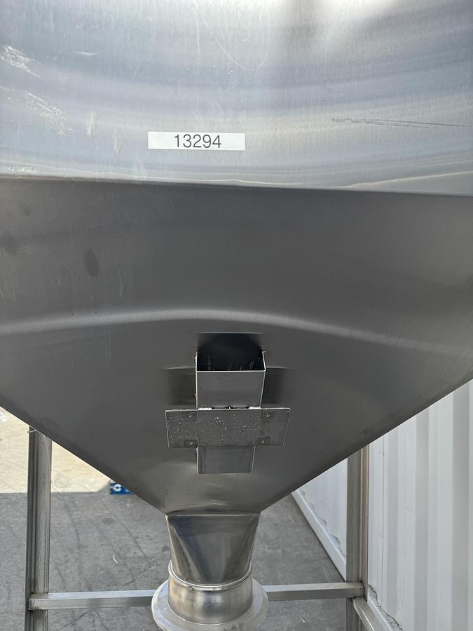 Used Stainless Steel Tank, on casters
