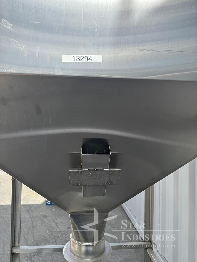 Used Stainless Steel Tank, on casters