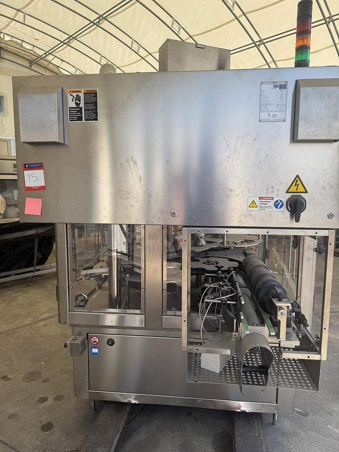 Used Arol Capper with Hopper and Elevator