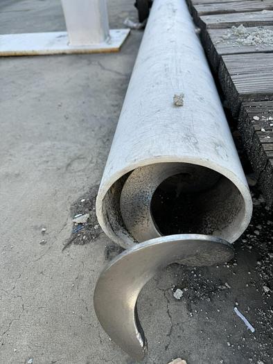 Used Flexicon Feeder w/ 7" x 20' Tube w/ S.S. Screw