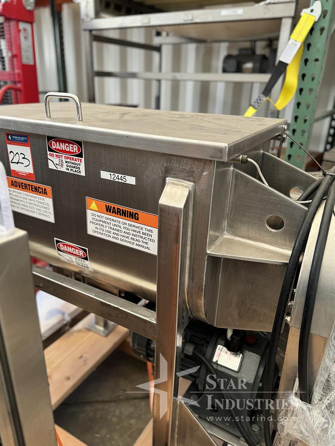 Used 5 c.f. S.S. Double-ribbon Blender