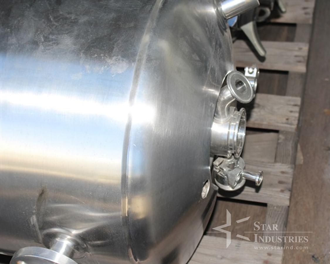 Used 50 Liter Allegheny Bradford Jacketed, Stainless Receiver