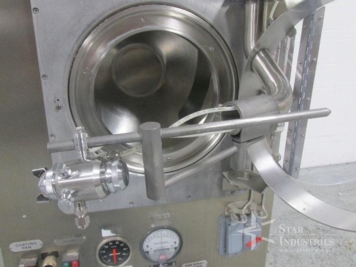 Used 24" THOMAS ACELA COTA COATING PAN, S/S