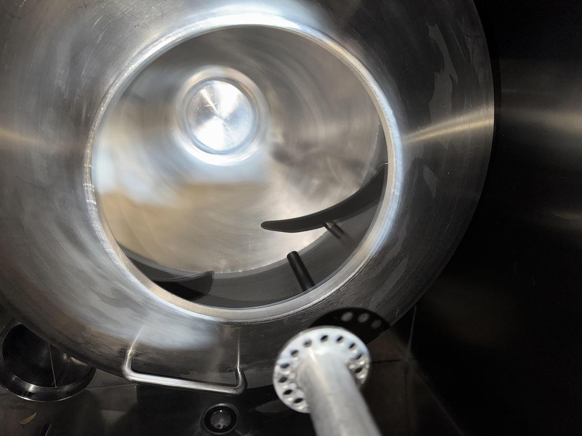 Used Thomas Compulab Coating Pan w/ 36", 24" & 12" Pans