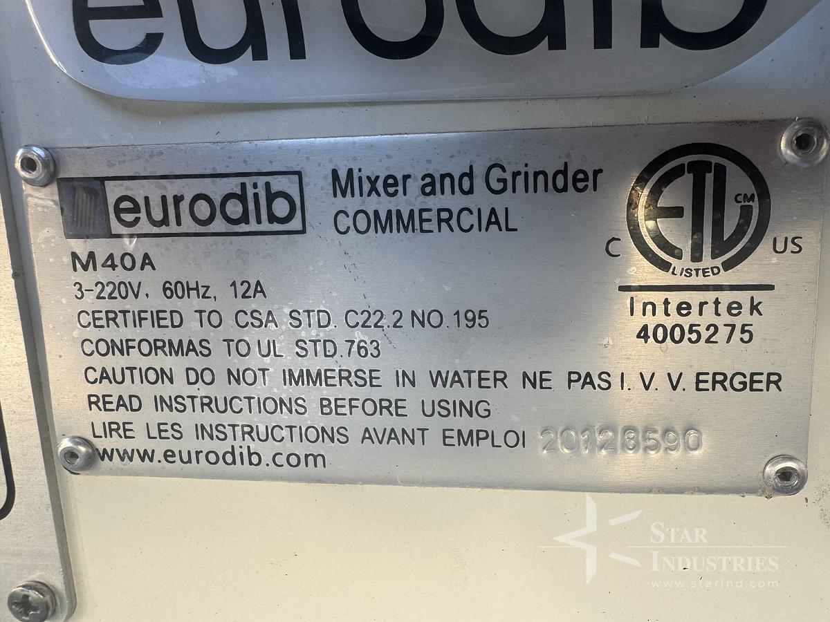 Used Eurodib Planetary Mixer