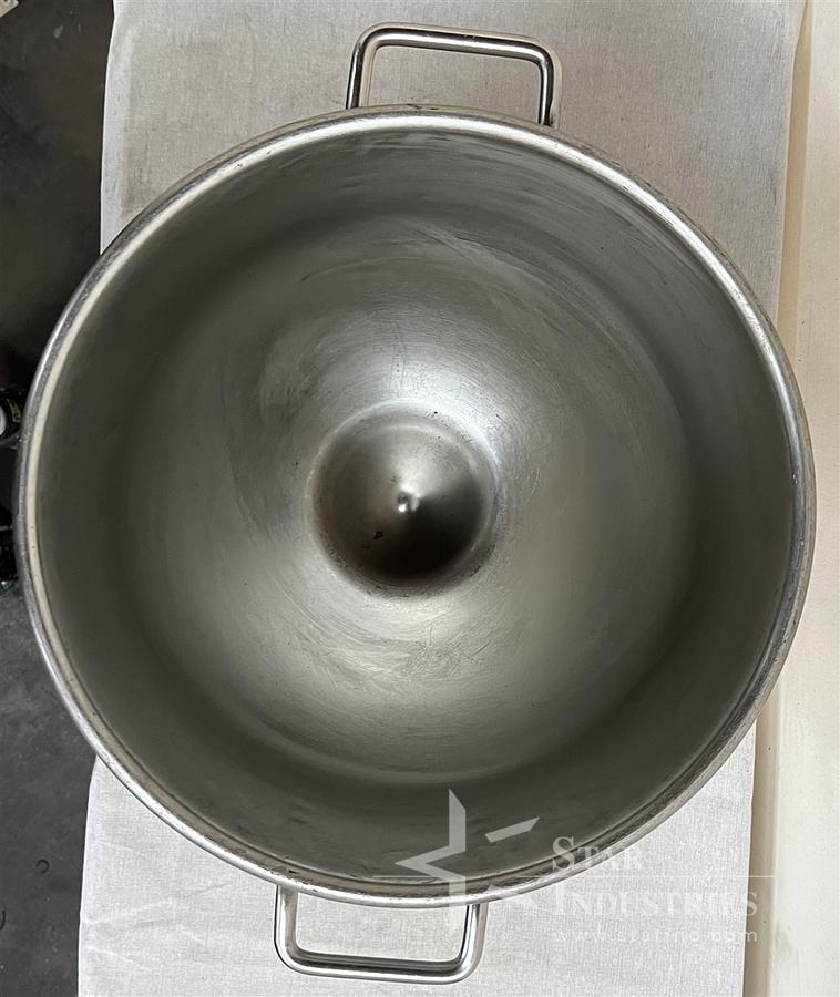 Used Hobart Equivalent Stainless Steel Mixing Bowl 40 Quarts