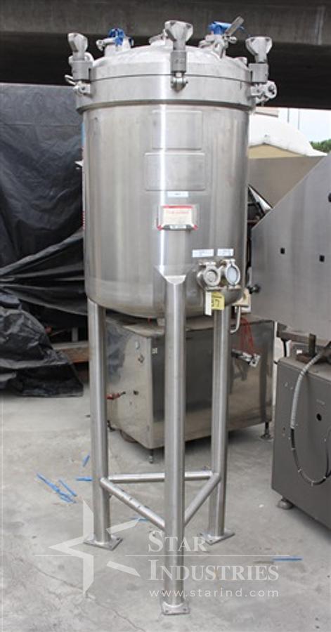 Used 160 liter DCI Jacketed Receiver, 316L