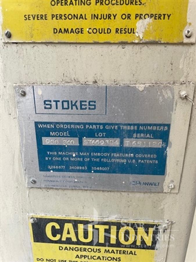 Used Stokes 42" S.S. Coating Pan