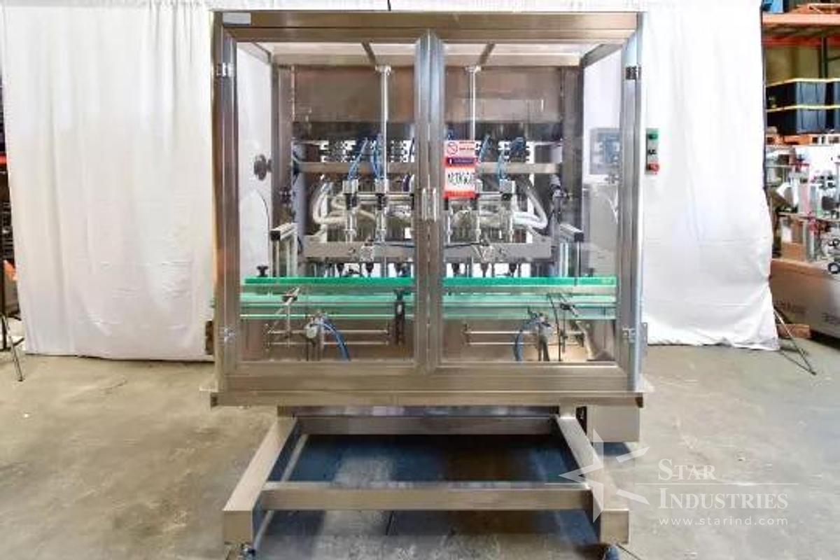 Used Sunny Group 12 Head Dual Lane Liquid Filler