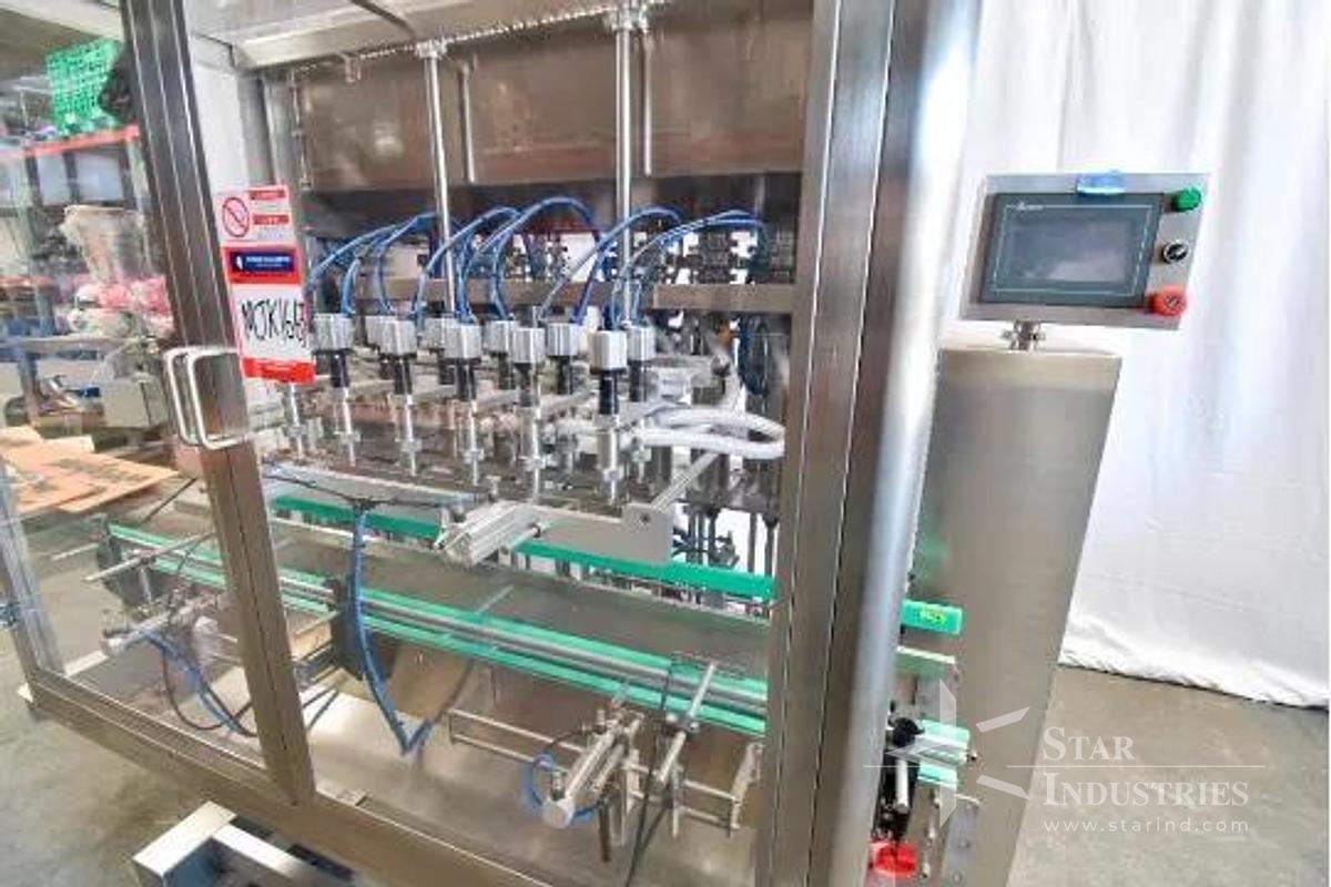 Used Sunny Group 12 Head Dual Lane Liquid Filler