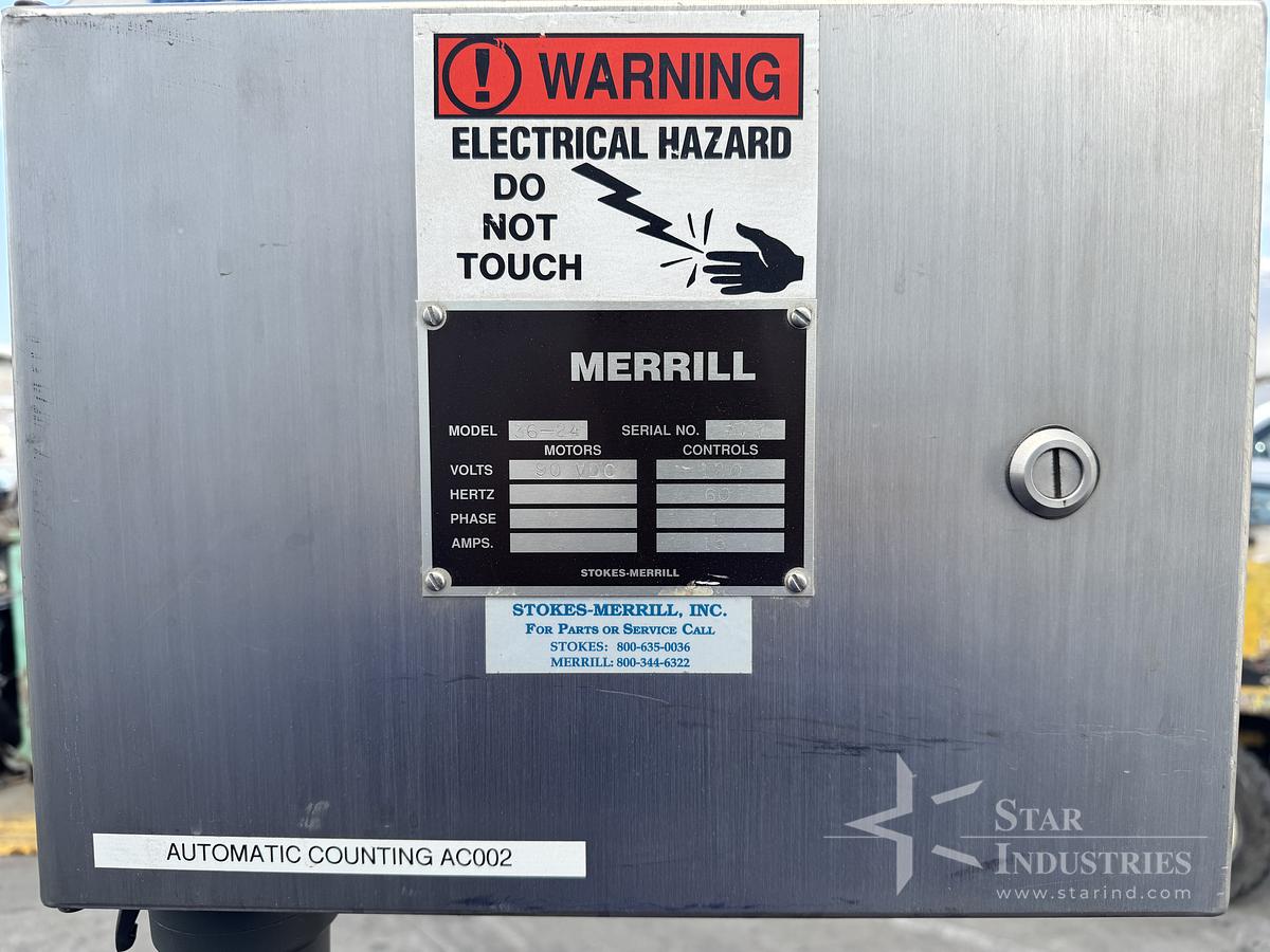 Used Merril Capsule Slot Counter 12 Station