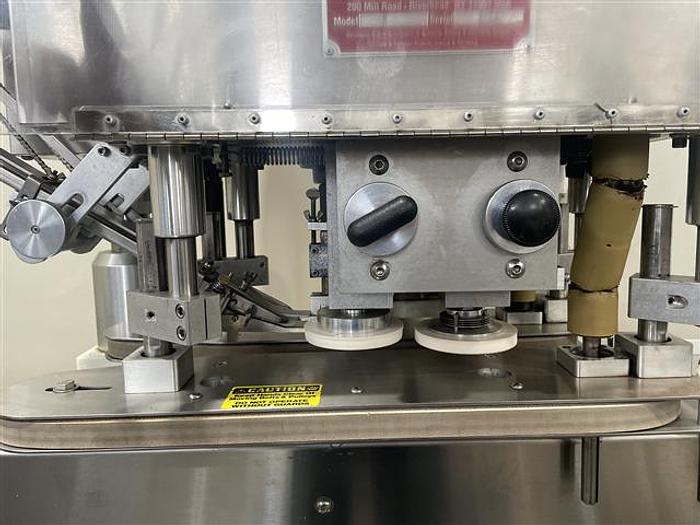 Used Kaps-All Model E Capper w/ Feeder