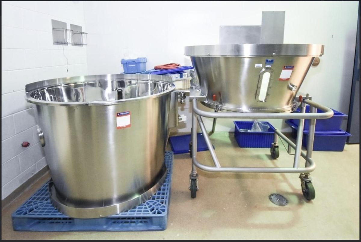 Used Vector Freund Flo Coater System FL-3N-120 Fluid Bed Dryer