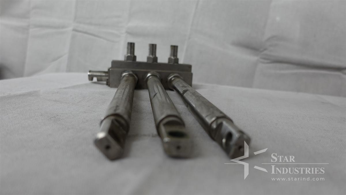 Used 3-Count Liquid Filler Piston Block size 20cc