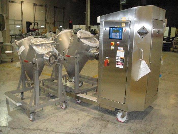 Used Patterson-Kelley MVP V-blender w/ 5 & 2 c.f. bowls