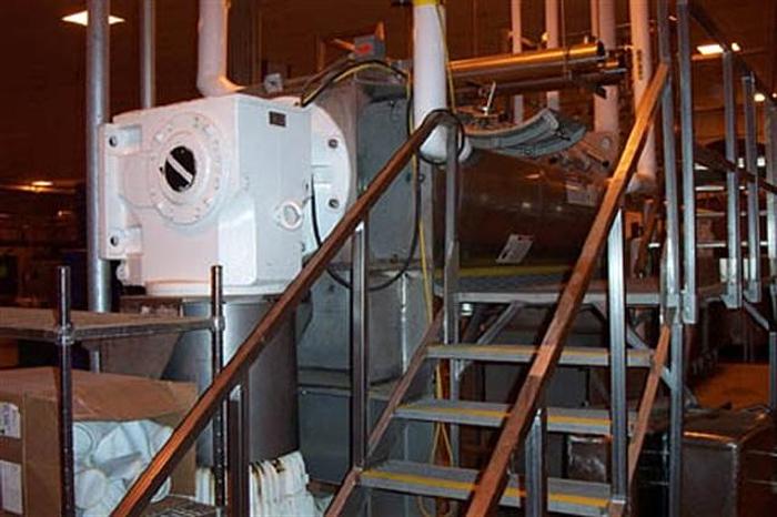 Used AMERICAN PROCESS 30 C.F. JACKETED STAINLESS PLOW MIXER