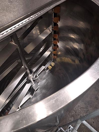 Used Kettle, 1,000 Gallon, Lee, Double Motion Agitation, Jacketed