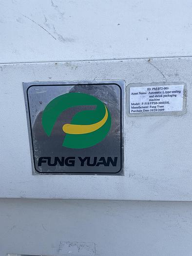 Used Fung Yuan Model FPSB Heat Tunnel
