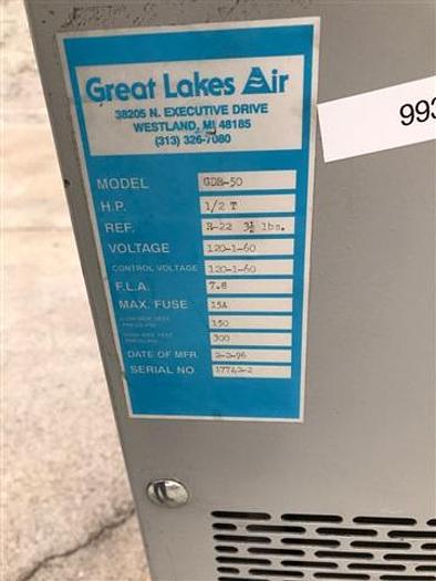 Used Great Lakes Air Compressed Air Dryer