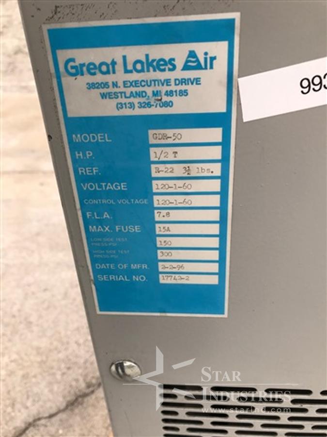 Used Great Lakes Air Compressed Air Dryer